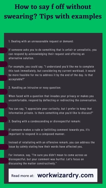 How To Say Buzz Off In A Professional Way: 100 Examples And Tips - Work ...
