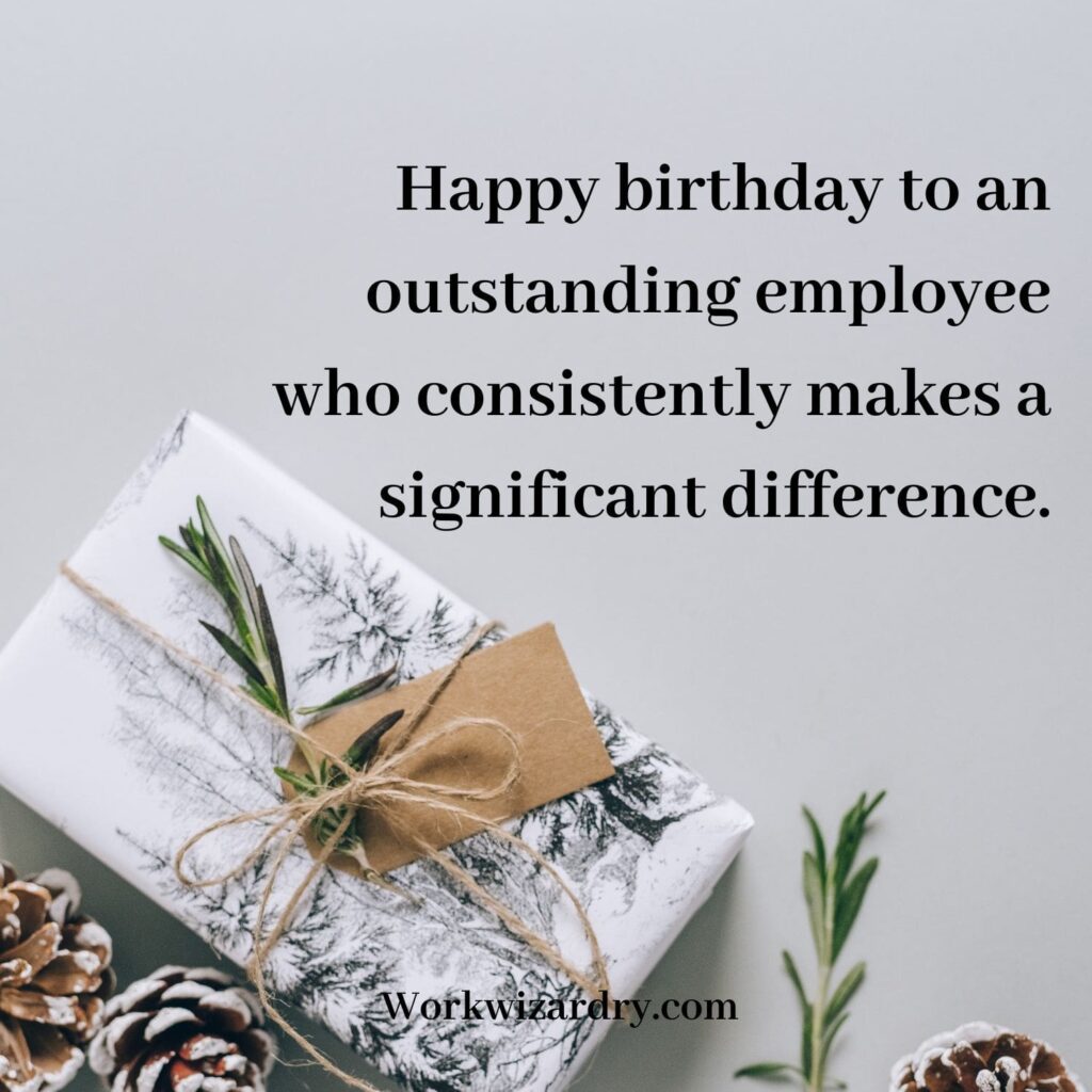 birthday greetings for employees