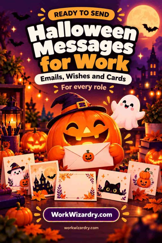 Halloween Messages for Work: Wishes, Greetings and Emails for Every Role (Ready to Send) 1 halloween messages for work pin 1 standard 1000x1500 1