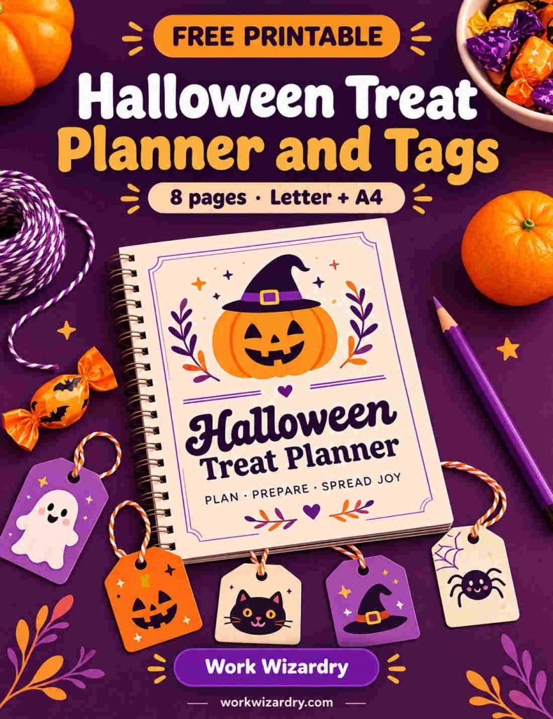 Halloween Treats for the Office: What to Give Coworkers, Employees, Managers and Every Team 9 halloween treat planner cover