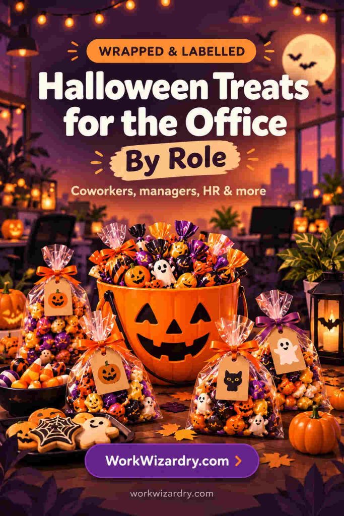 Halloween Treats for the Office: What to Give Coworkers, Employees, Managers and Every Team 1 halloween treats for employees pin 1 standard 1000x1500 1