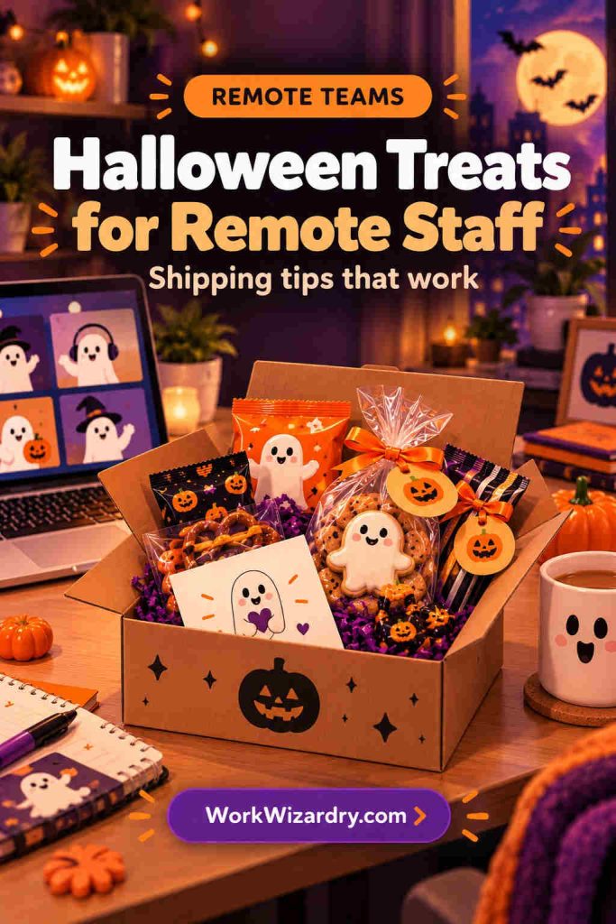Halloween Treats for the Office: What to Give Coworkers, Employees, Managers and Every Team 7 halloween treats remote pin 1000x1500 1