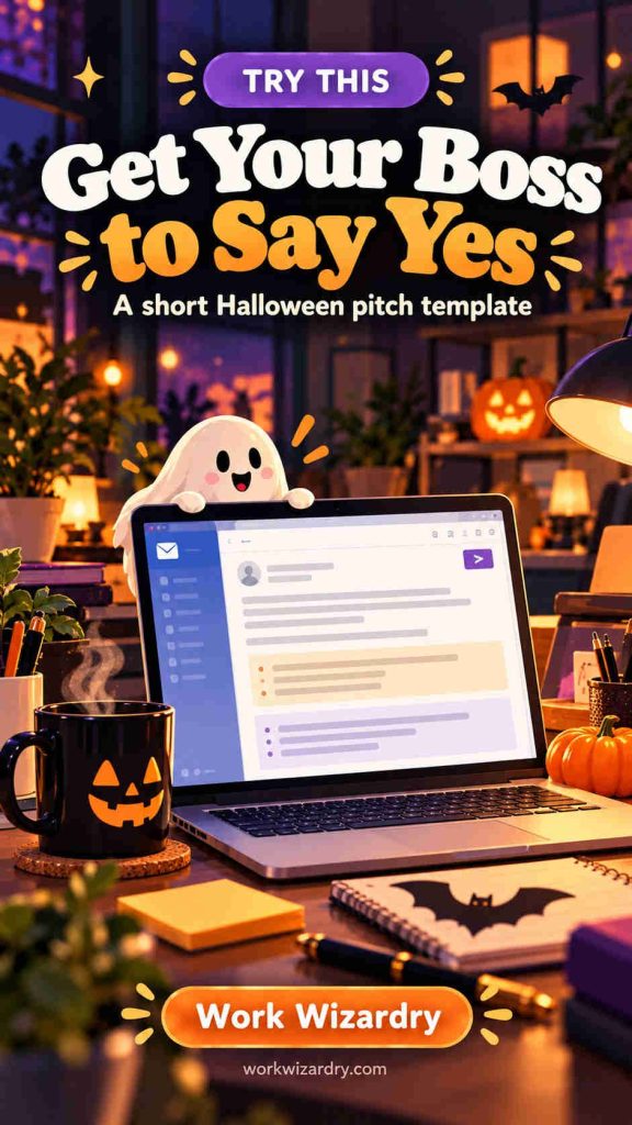 Office Halloween Ideas: 40 Ways to Celebrate at Work (Pick by Budget, Team and Time) 11 office halloween ideas pin 3 idea 1080x1920 1