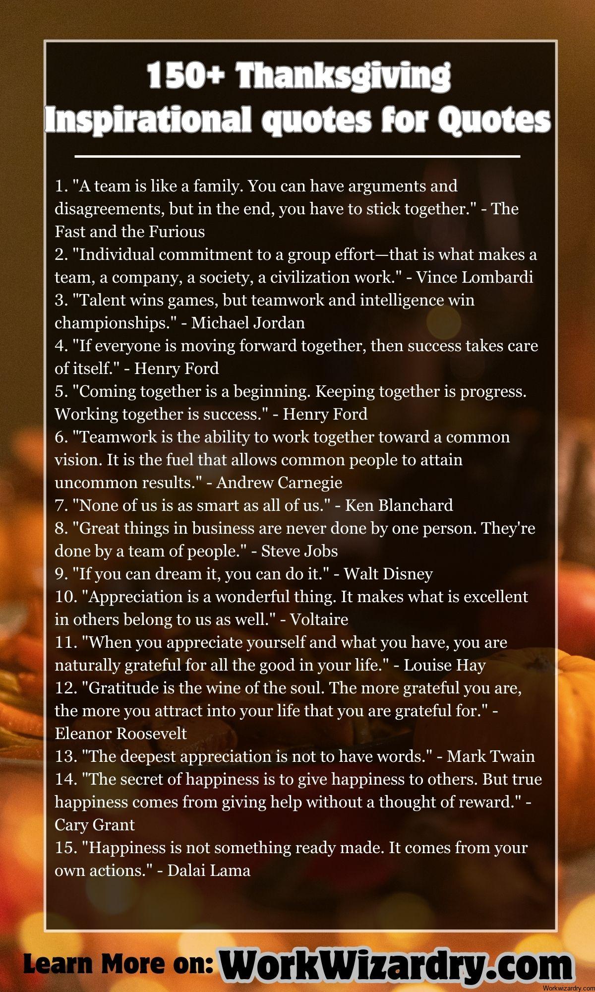 160+ Thanksgiving Quotes For Work To Fuel Your Workplace Gratitude