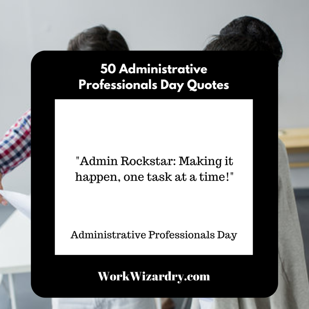 administrative professionals day quotes