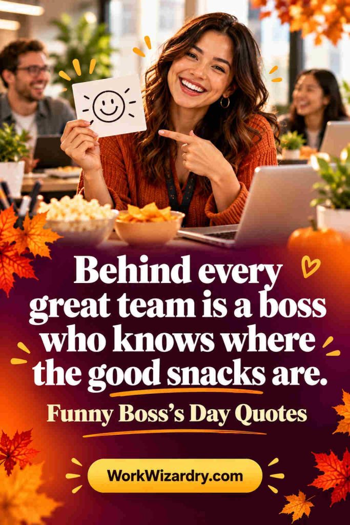 Boss's Day Quotes: 75+ Sayings, Puns and Captions to Say Thanks 2 boss day quotes pin 2 funny 1000x1500 1