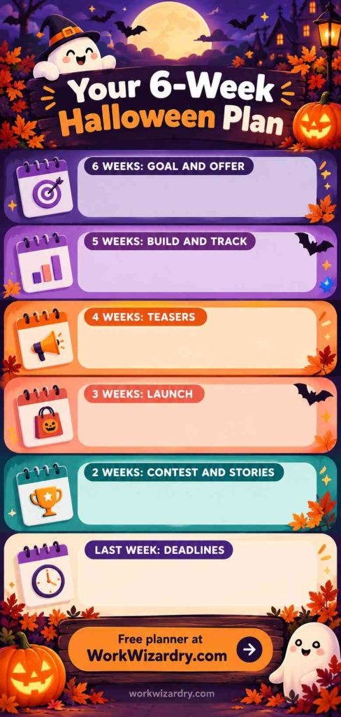 Halloween Marketing Ideas: 200+ Campaign, Promotion and Social Media Ideas by Budget, Channel and Business Type 2 halloween marketing ideas pin 2 infographic 1000x2100 1