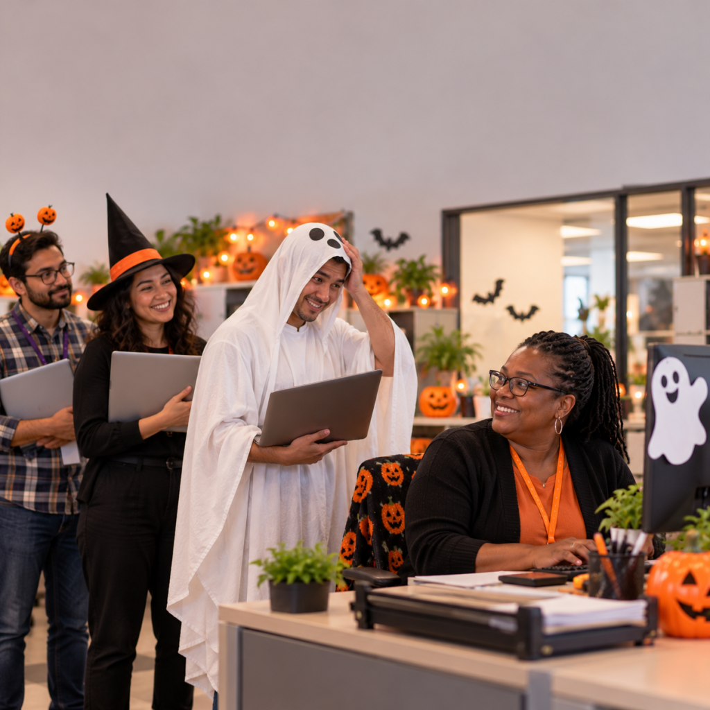 Halloween Work Memes: 60 Funny, Original Memes for Every Role (Share-Ready) 10 halloween work meme 08 password resets spike in october the ghost forgo