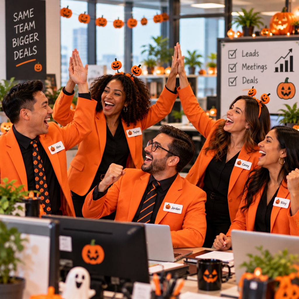 Halloween Work Memes: 60 Funny, Original Memes for Every Role (Share-Ready) 20 halloween work meme 17 sales team it s not a costume it s brand aware