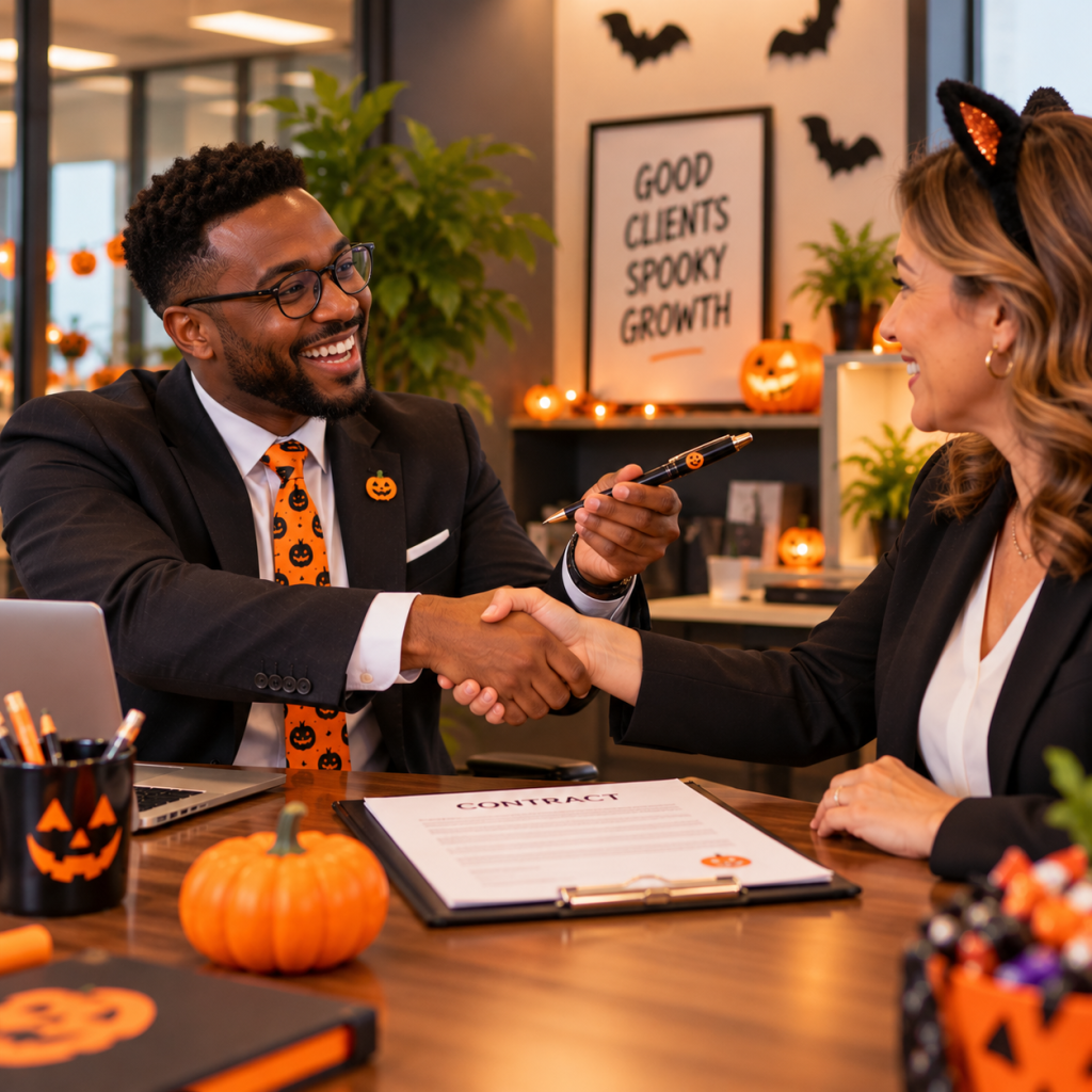 Halloween Work Memes: 60 Funny, Original Memes for Every Role (Share-Ready) 21 halloween work meme 18 closing the deal on halloween the treat