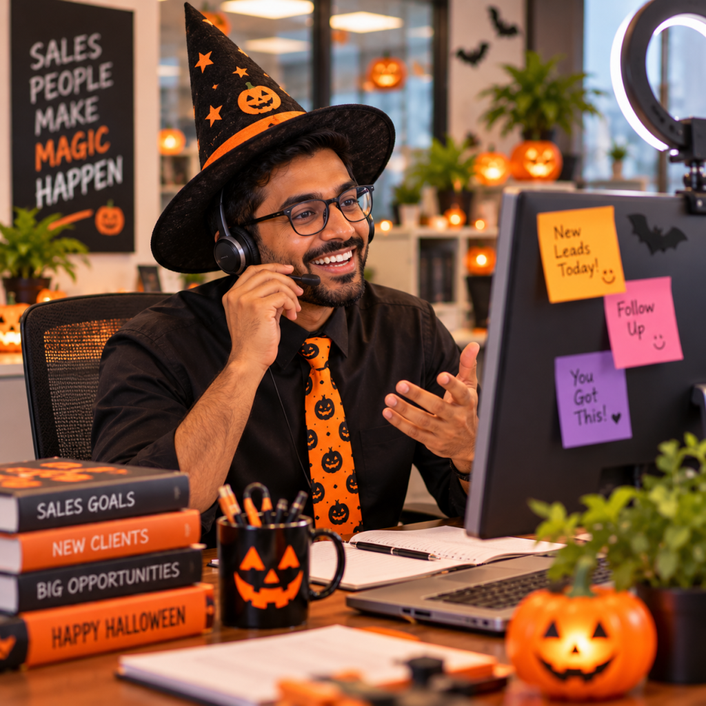 Halloween Work Memes: 60 Funny, Original Memes for Every Role (Share-Ready) 22 halloween work meme 19 cold calling in a witch hat hi is this a good