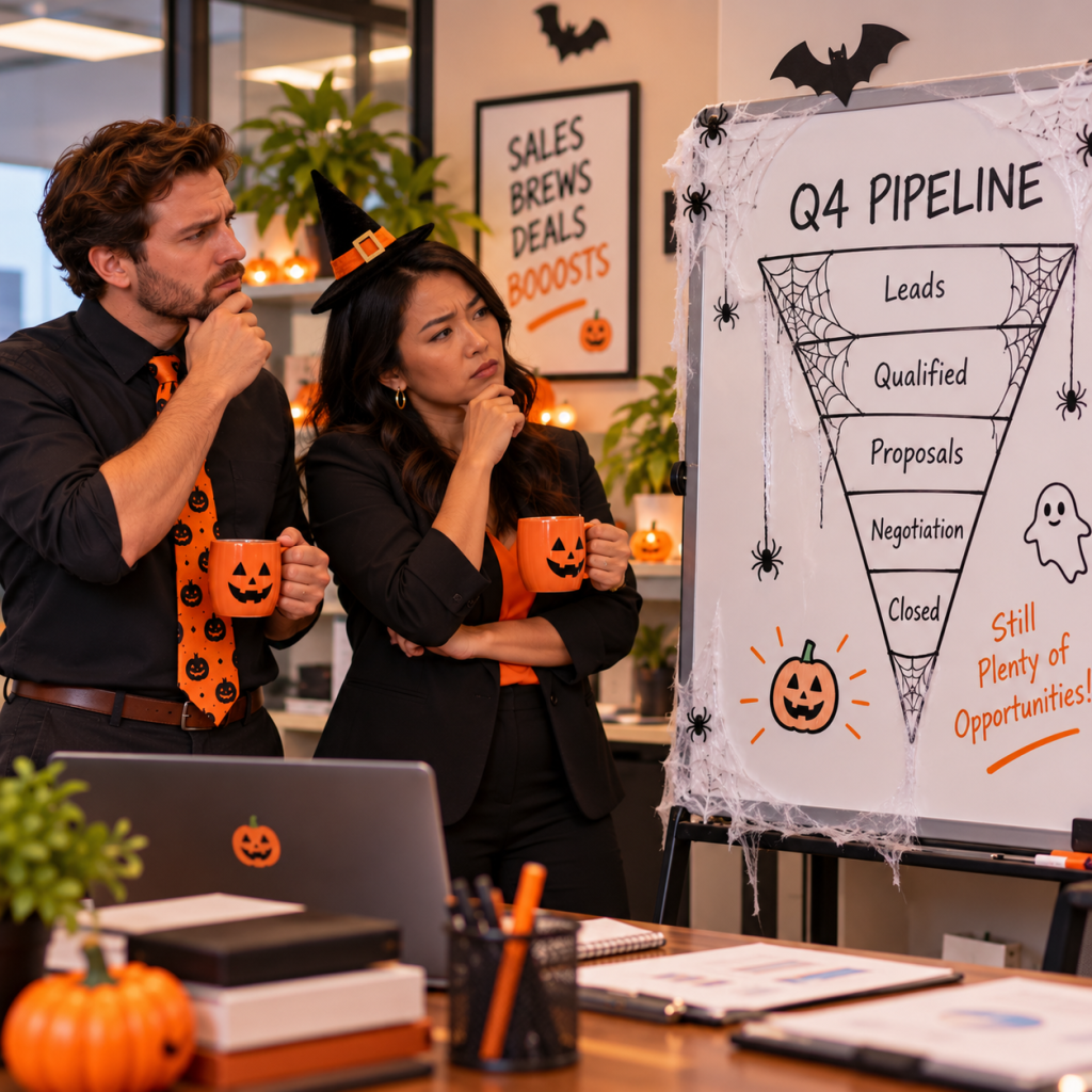 Halloween Work Memes: 60 Funny, Original Memes for Every Role (Share-Ready) 23 halloween work meme 20 the q4 pipeline looking like a haunted house