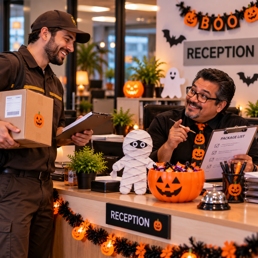 Halloween Work Memes: 60 Funny, Original Memes for Every Role (Share-Ready) 34 halloween work meme 31 delivery driver package for the mummy