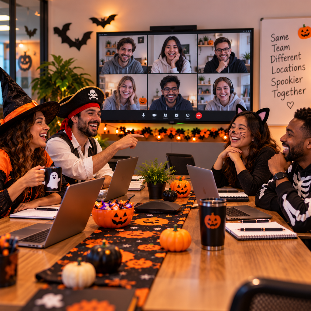 Halloween Work Memes: 60 Funny, Original Memes for Every Role (Share-Ready) 42 halloween work meme 39 hybrid halloween half the team in costume half