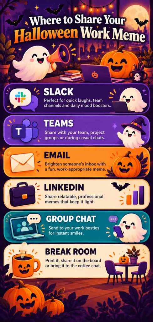 Halloween Work Memes: 60 Funny, Original Memes for Every Role (Share-Ready) 2 halloween work memes pin 2 infographic 1000x2100 1