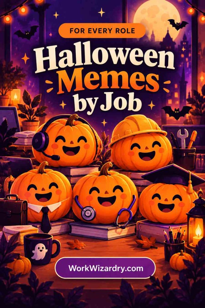 Halloween Work Memes: 60 Funny, Original Memes for Every Role (Share-Ready) 16 halloween work memes roles pin 1000x1500 1