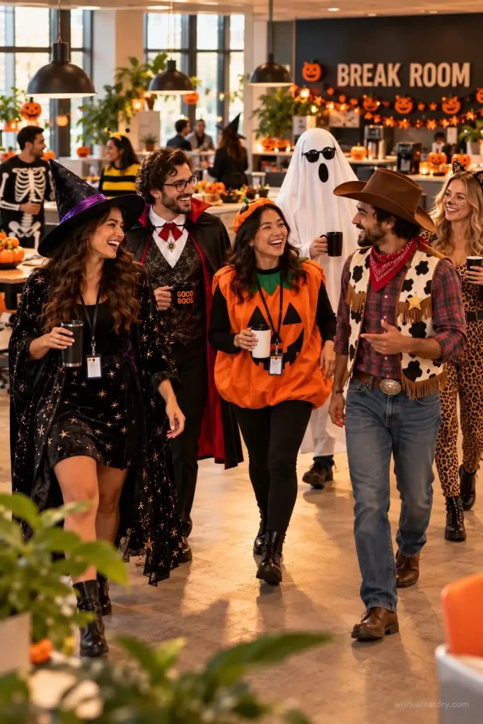 30 Halloween Spirit Week Ideas for Work: The Complete 2026 Office Theme Week Guide 8 halloween spirit week at work pin full costume day