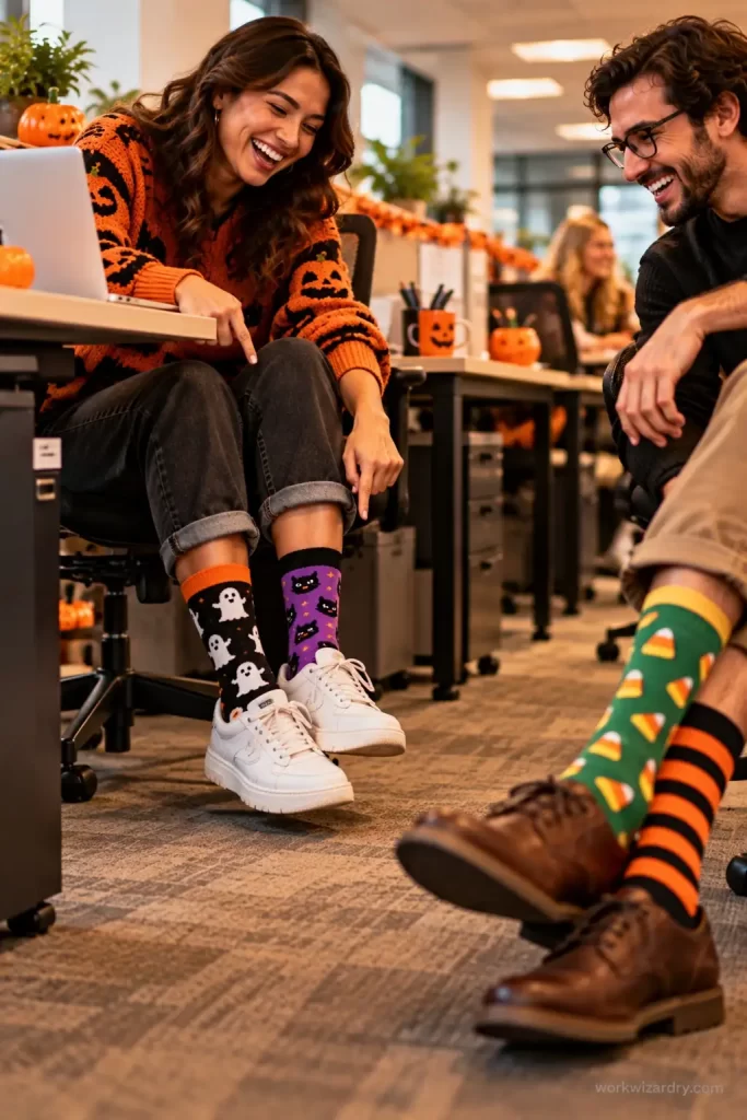 30 Halloween Spirit Week Ideas for Work: The Complete 2026 Office Theme Week Guide 9 halloween spirit week pin crazy sock day