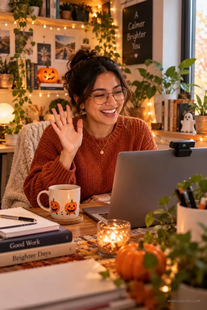 30 Halloween Spirit Week Ideas for Work: The Complete 2026 Office Theme Week Guide 29 halloween spirit week pin show us your home setup