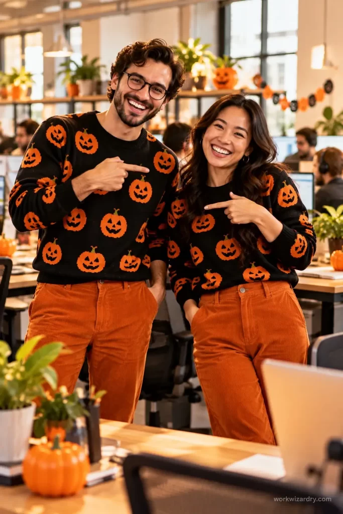 30 Halloween Spirit Week Ideas for Work: The Complete 2026 Office Theme Week Guide 4 office halloween spirit week pin twin day