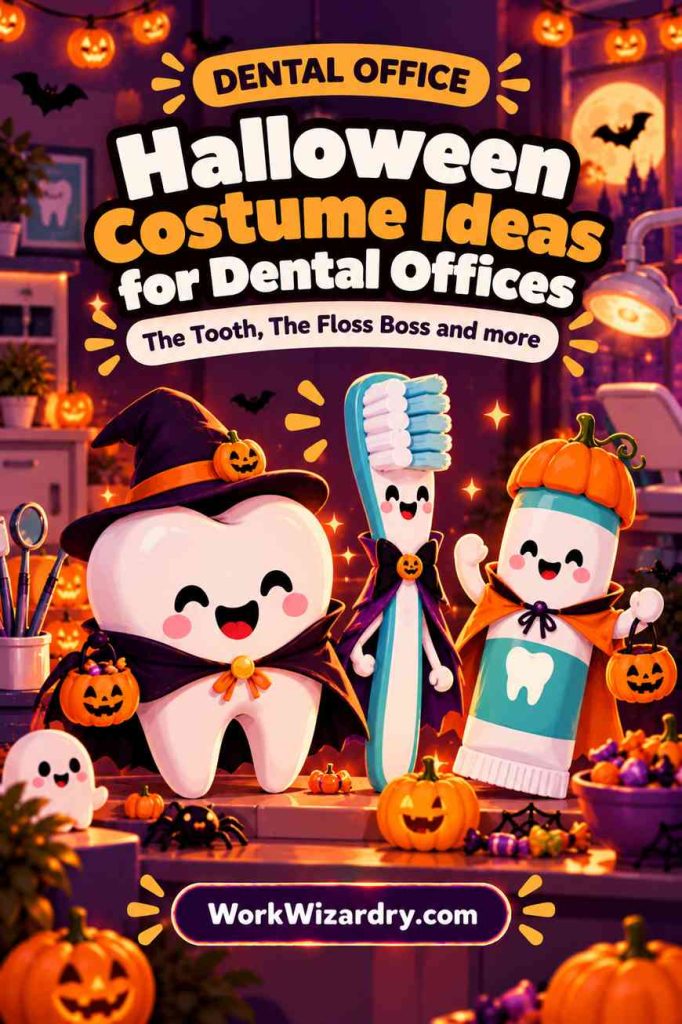Medical Office Halloween Costume Ideas: 180+ Ideas for Doctors, Nurses, Dental, Pediatric and Every Clinic Role 3 medical office halloween costumes dental pin 1000x1500 1